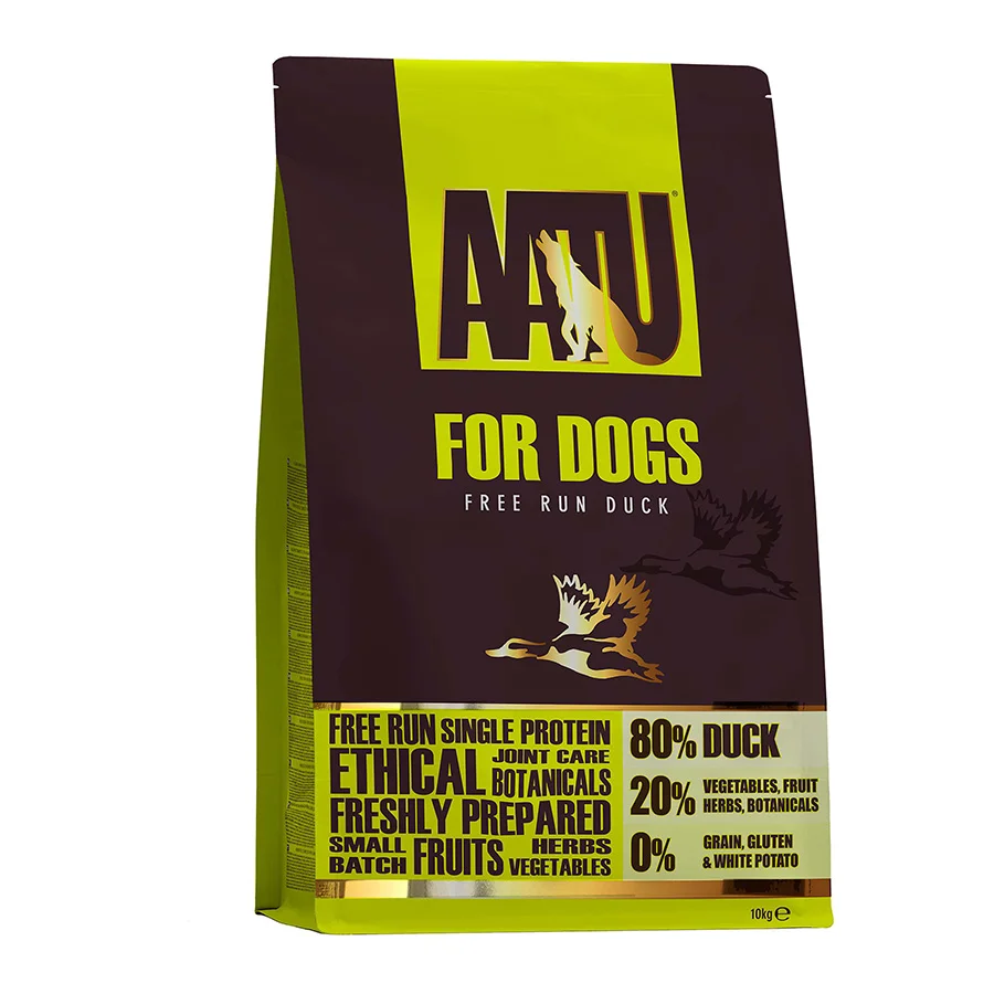 Sustainable AATU 80 20 Adult Dry Dog Food -Range Duck 10kg Superior