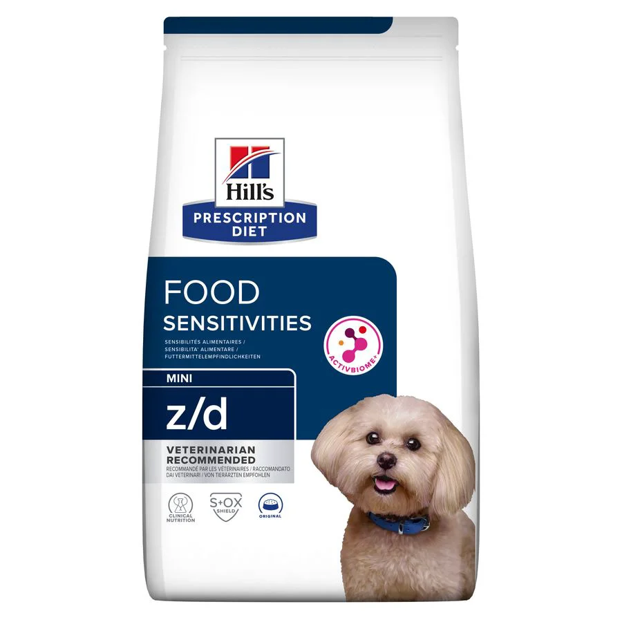Authentic Hill x27 s Prescription Diet z d Food Sensitivities Mini Adult Dry Dog Food 6kg High-Performance