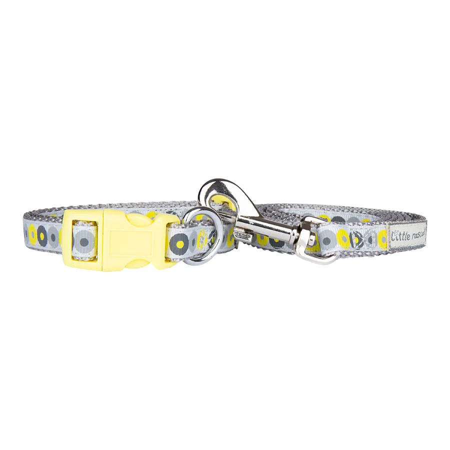 Superior Little Rascals Puppy Collar Lead Set Yellow Optimized