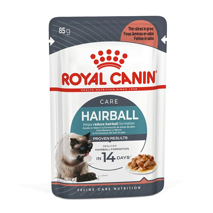 Smart Royal Canin Feline Hairball Control Wet Adult Cat Food In Gravy 12x85g Modern