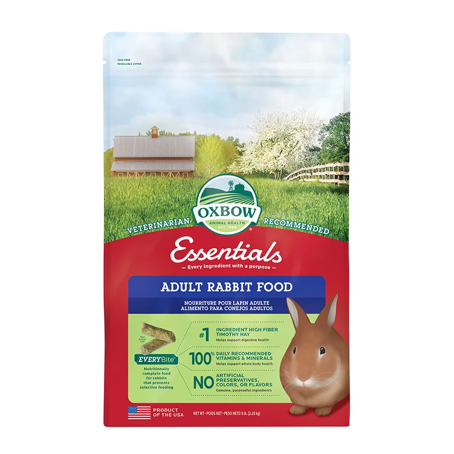 Lightweight Oxbow Essentials Adult Rabbit Food 2.2kg Verified