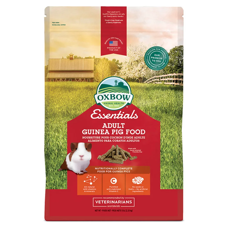 Detailed Oxbow Essentials Cavy Cuisine Adult Guinea Pig Food 4.5kg Efficient