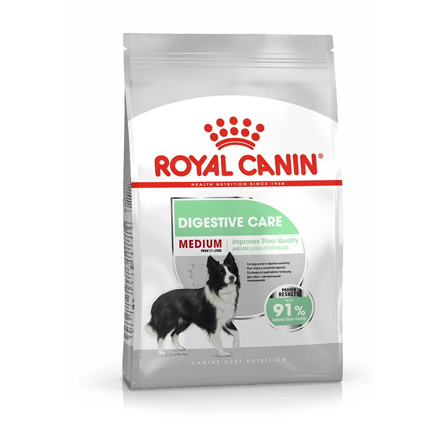 Quality Royal Canin Digestive Medium Breed Adult Dry Dog Food 3kg Fine Crafted