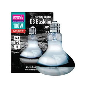 Prestigious Arcadia 2nd Generation UV Basking Lamp 100W Versatile