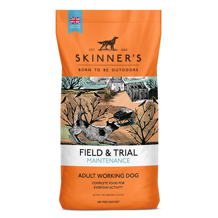 First-Class Skinner x27 s Field Trial Maintenance Dry Adult Working Dog Food 15kg Natural