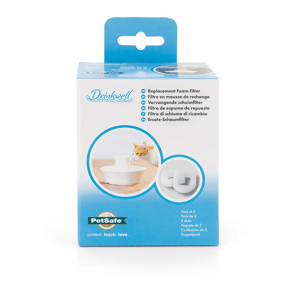 Dependable PetSafe Drinkwell Avalon Foam Filter 2 Pack First-Class