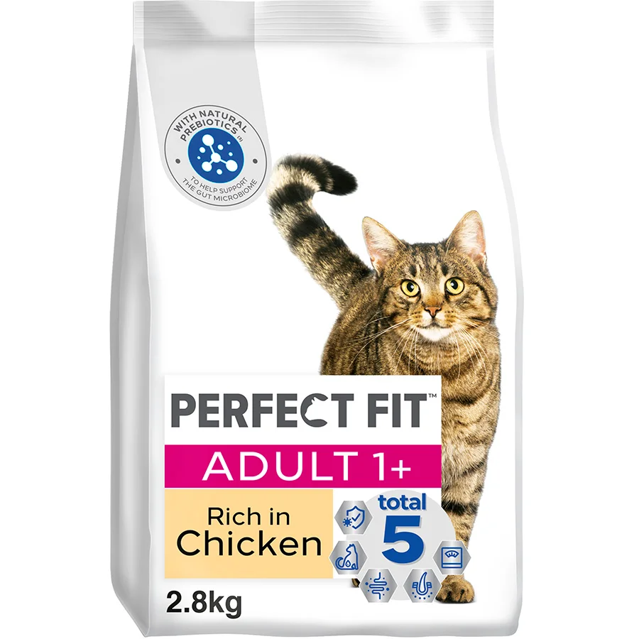Natural Fit Advanced Nutrition Adult Cat Dry Food Chicken 2.8kg Lightweight