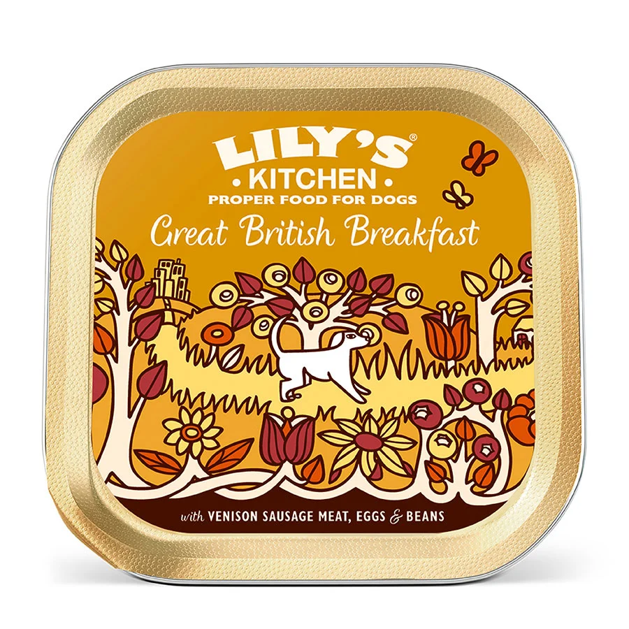 Efficient Lily x27 s Kitchen Great British Breakfast Adult Wet Dog Food Venison 150g Environmentally Friendly