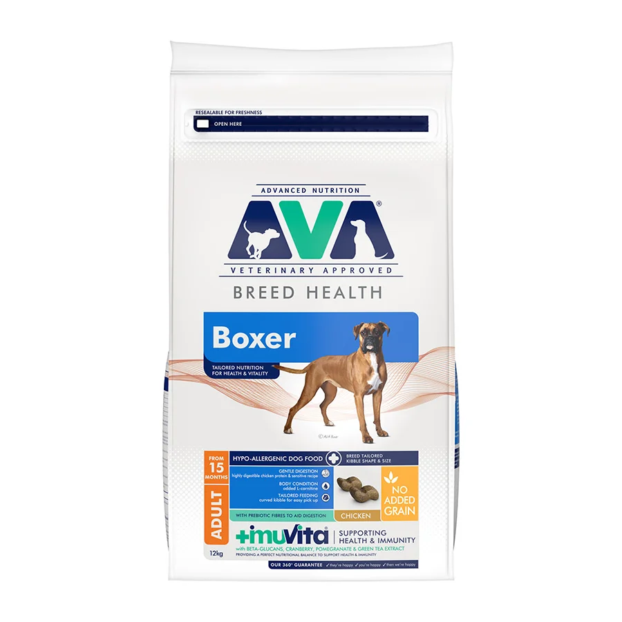 Artisan AVA Breed Health Boxer Dry Dog Food Chicken 12kg High-Quality