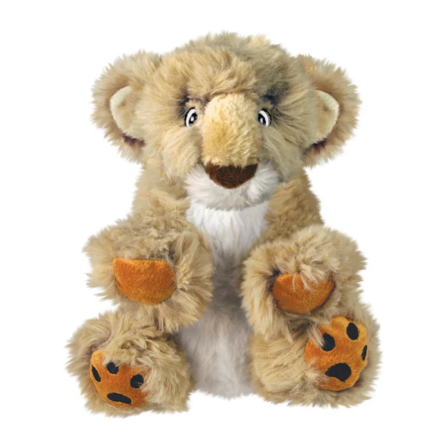 Expertly Made Kong Comfort Kiddos Lion Dog Toy Large Functional