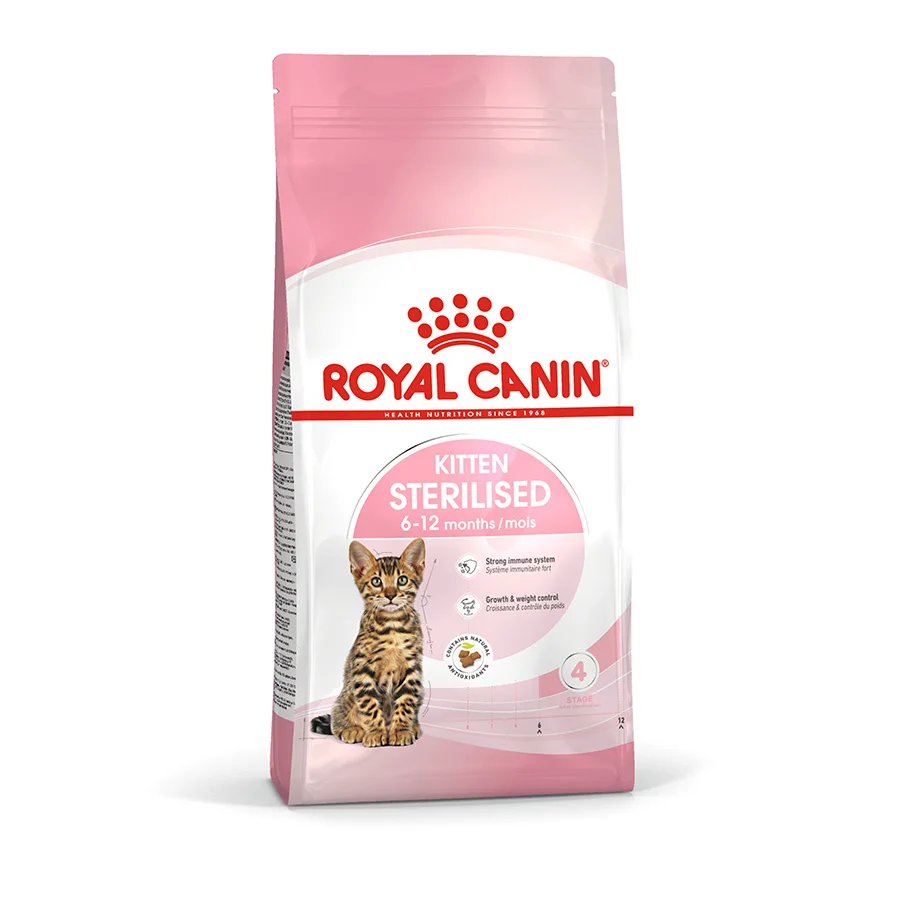 Luxury Royal Canin Feline Sterilised Dry Kitten Food 3.5kg Modern