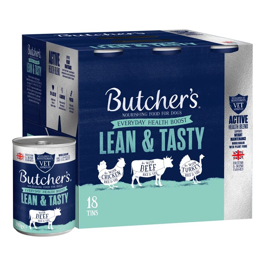 Carefully Designed Butcher x27 s Lean Tasty Wet Adult Dog Food 18x390g User-Friendly