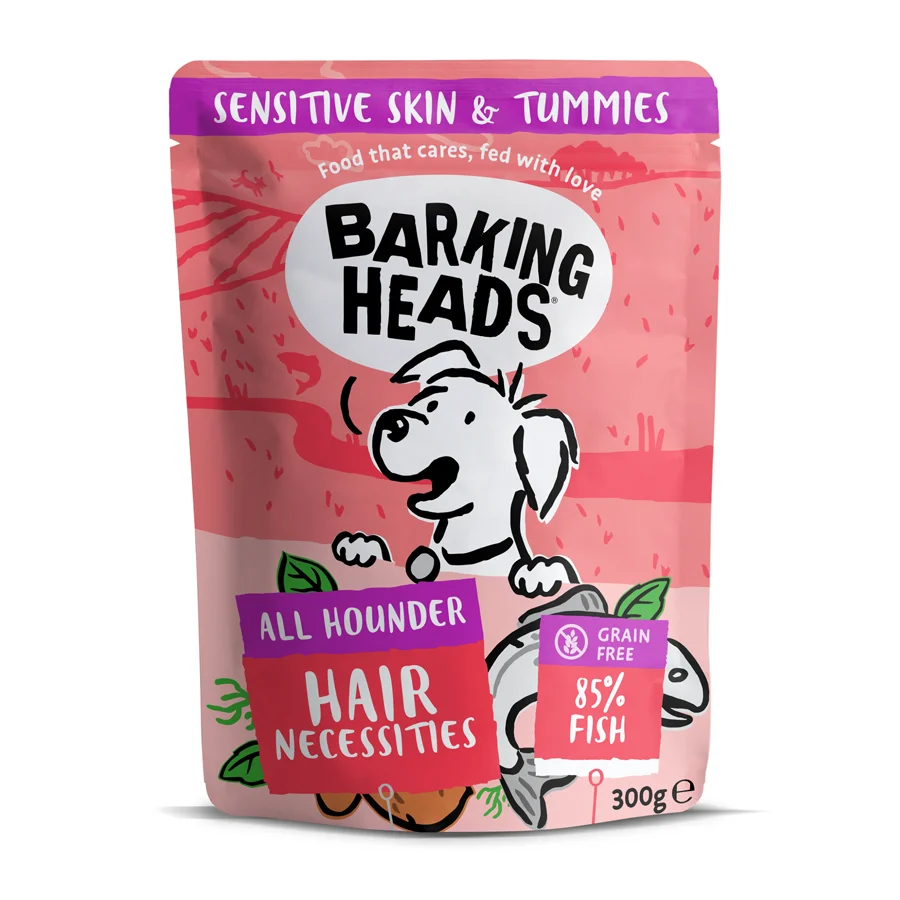 Practical Barking Heads Pooched Adult Wet Dog Food Salmon 300g Stylish