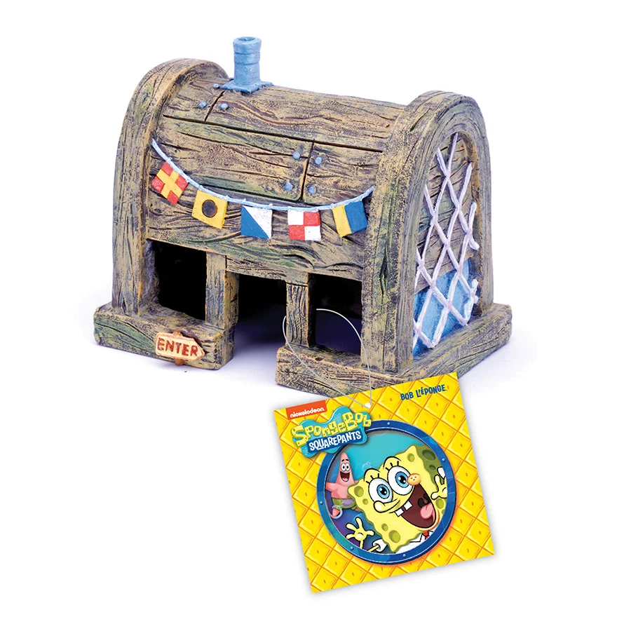 Dependable Penn Plax SpongeBob SquarePants Krusty Krab Tank Ornament Large Premium Material