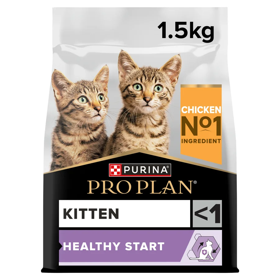 Elegant Pro Plan Healthy Start Dry Kitten Food Chicken 1.5kg Trendy