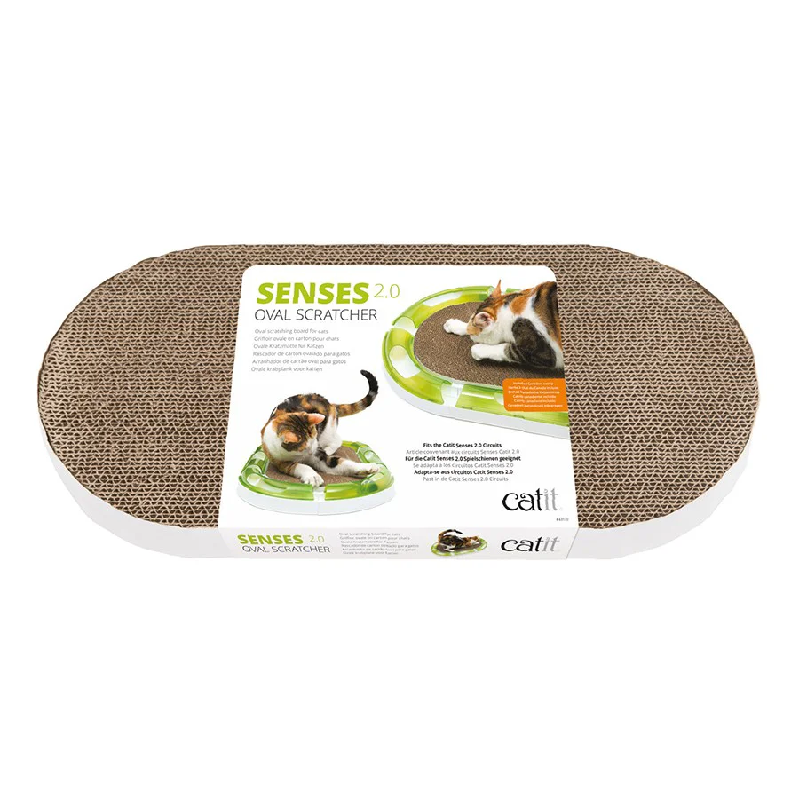 Sophisticated Catit Senses Oval Cat Scratching Board Soft