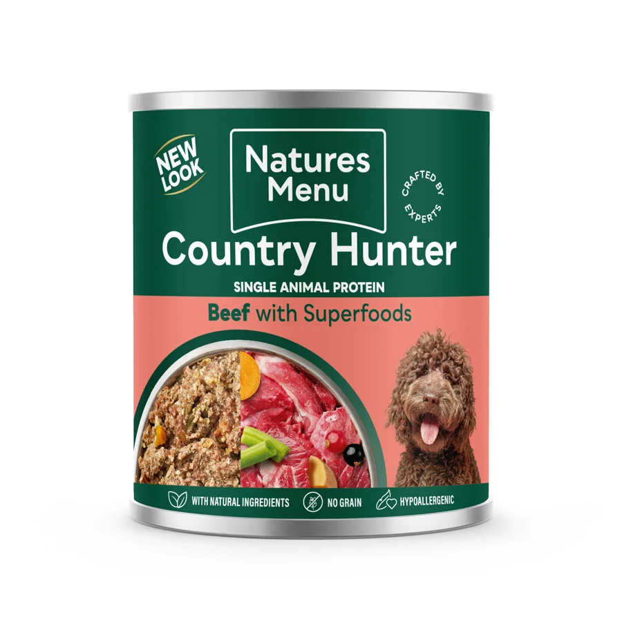 Smooth Natures Menu Country Hunter Adult Dog Food Beef With Superfoods 600g Professional
