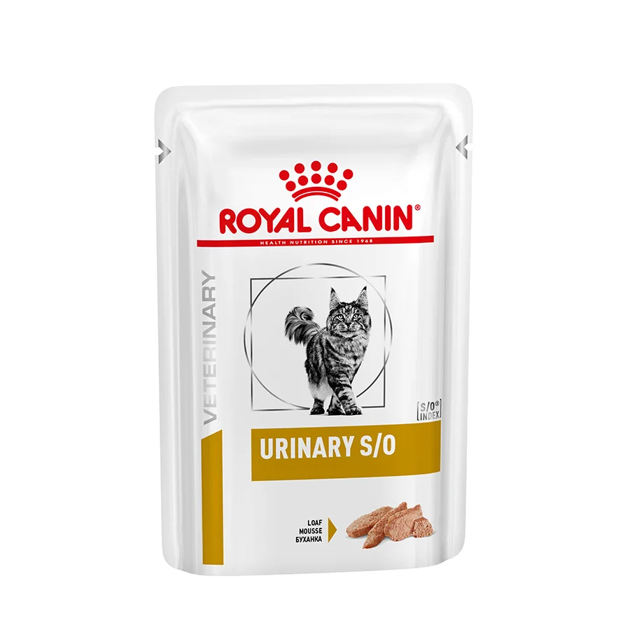 Lightweight Royal Canin Veterinary Urinary S O Adult Wet Cat Food Loaf 48x85g Secure