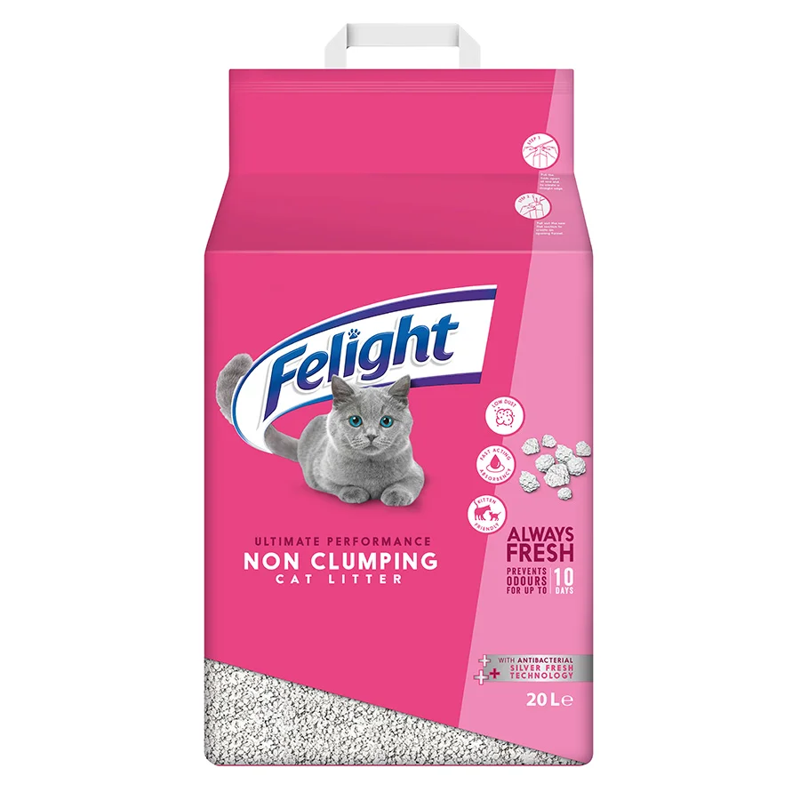 User-Friendly Felight Performance Antibacterial Non-Clumping Cat Litter 20L First-Class