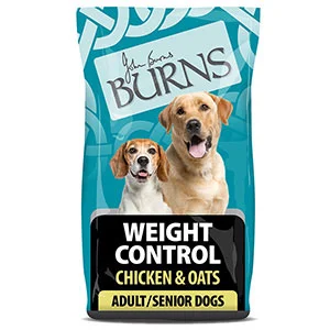 Durable Burns Weight Control Dry Dog Food Chicken Oats 12kg Original