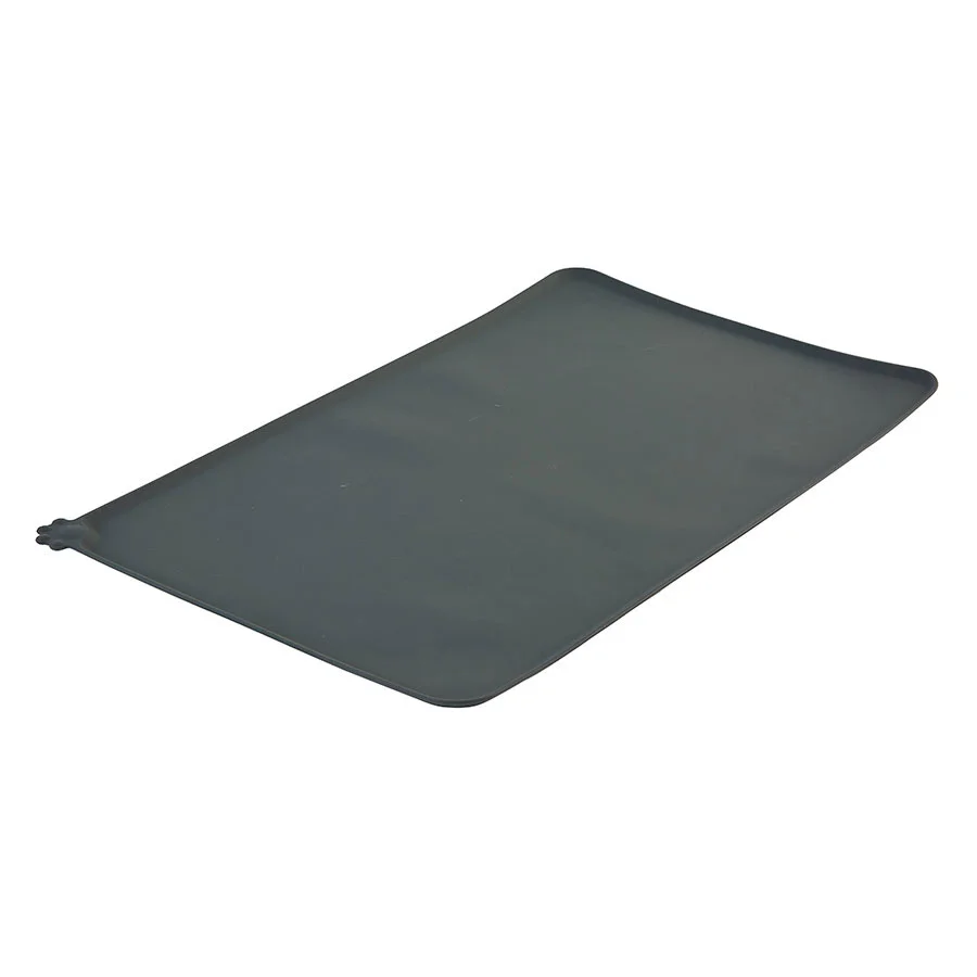 Authentic Pets at Home Silicone Feeding Placemat Grey Classic