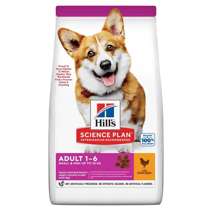 Reliable Hill x27 s Science Plan Small Mini Breed Adult Dry Dog Food Chicken 6kg Natural