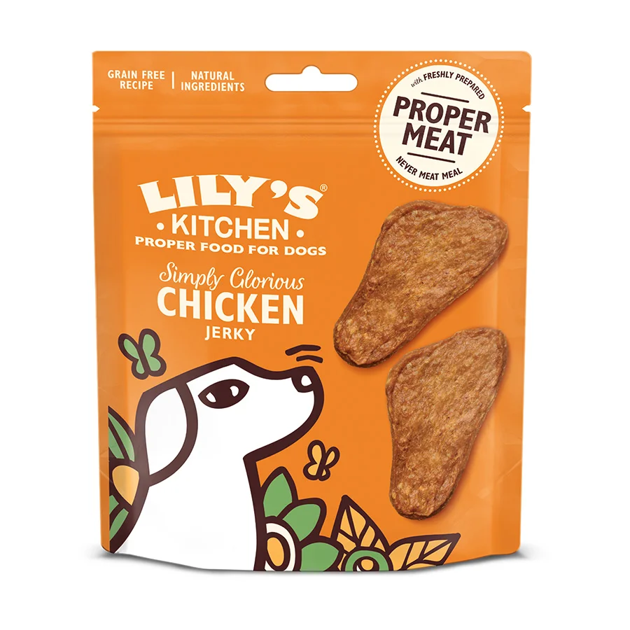 Verified Lily x27 s Kitchen Simply Glorious Chicken Jerky Dog Treats 70g Proven
