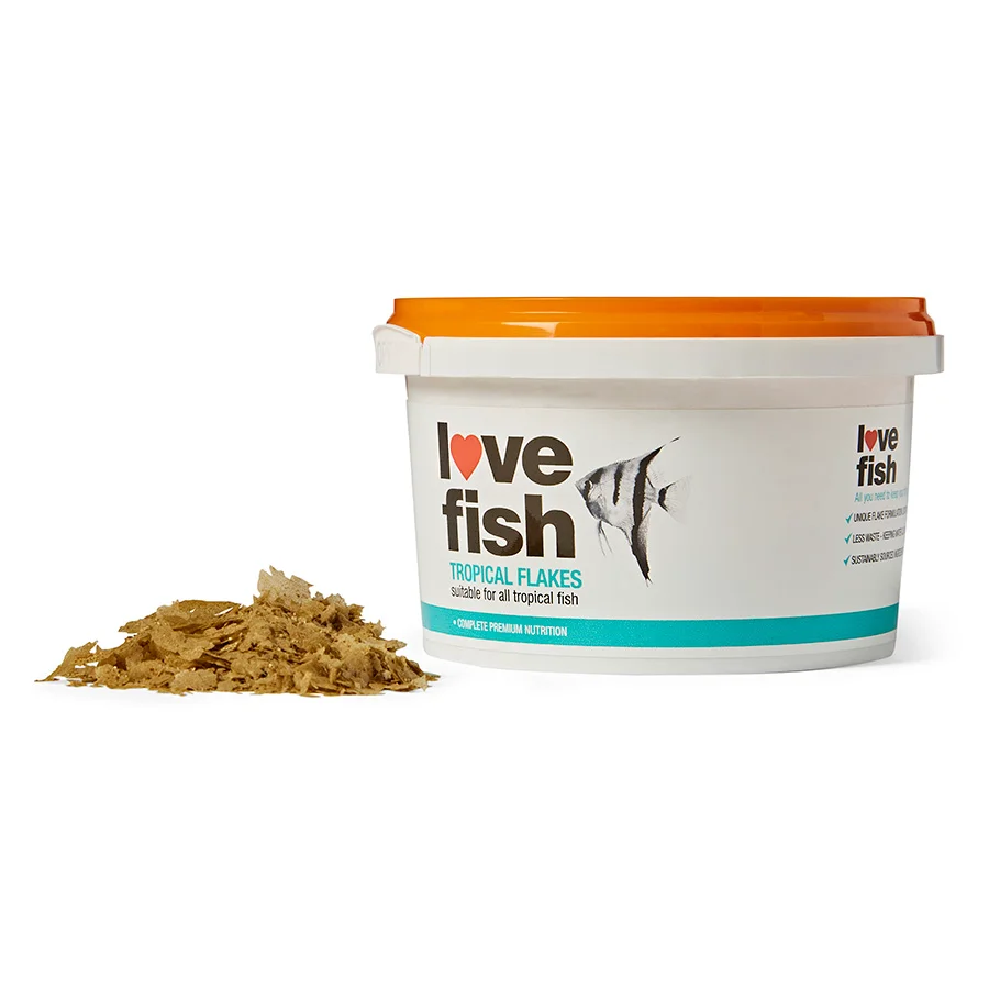 Reliable Love Fish Tropical Fish Flakes 18g Safe