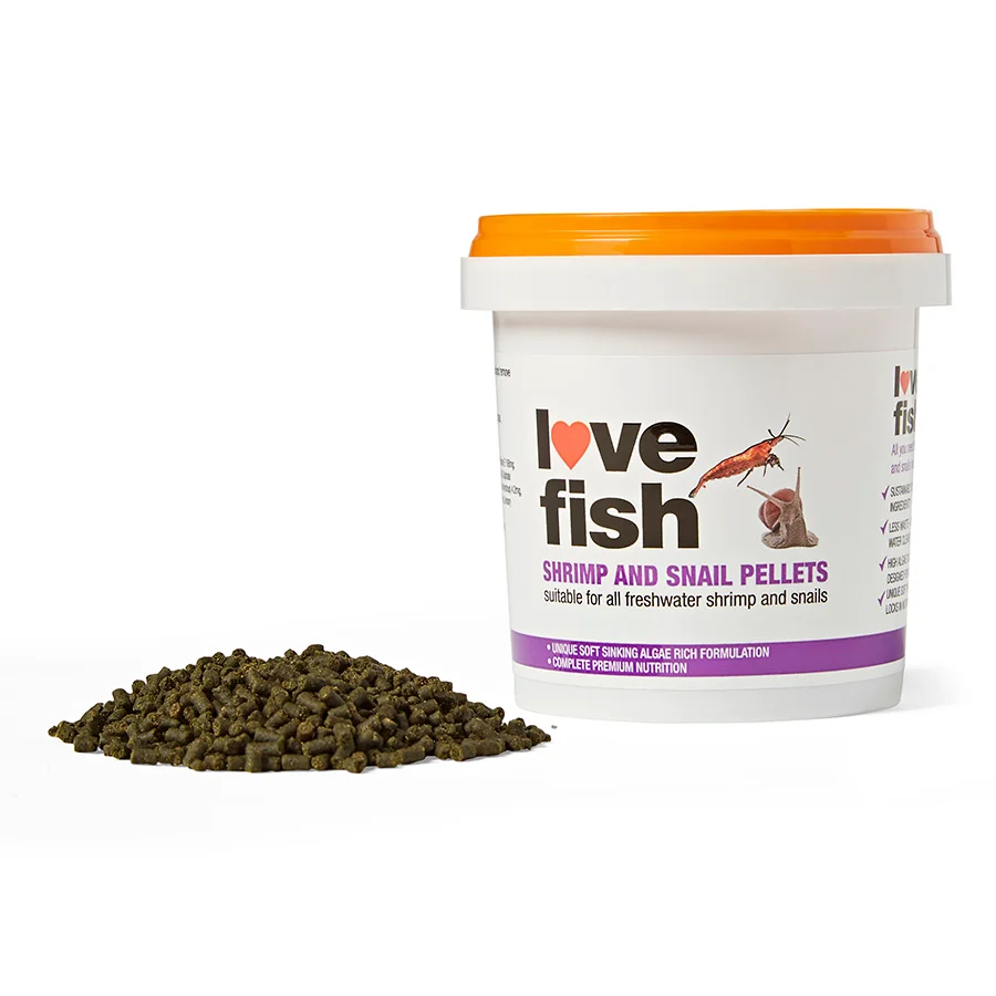 High-Quality Love Fish Shrimp Snail Food Pellets 60g Consistent