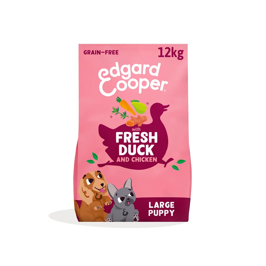 Premium Material Edgard Cooper Grain Dry Puppy Food Duck Chicken 12kg Reliable