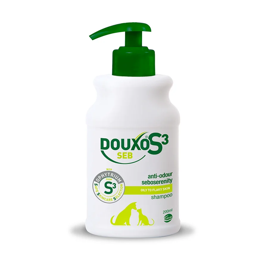 Artisan Douxo S3 SEB Anti-Dandruff Dog Cat Shampoo 200ml User-Friendly