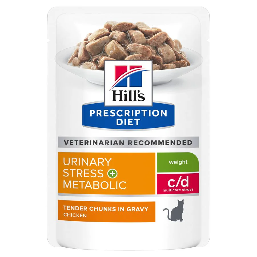 Durable Hill x27 s Prescription Diet c d Urinary， Stress Metabolic Adult Wet Cat Food 12x85g Verified