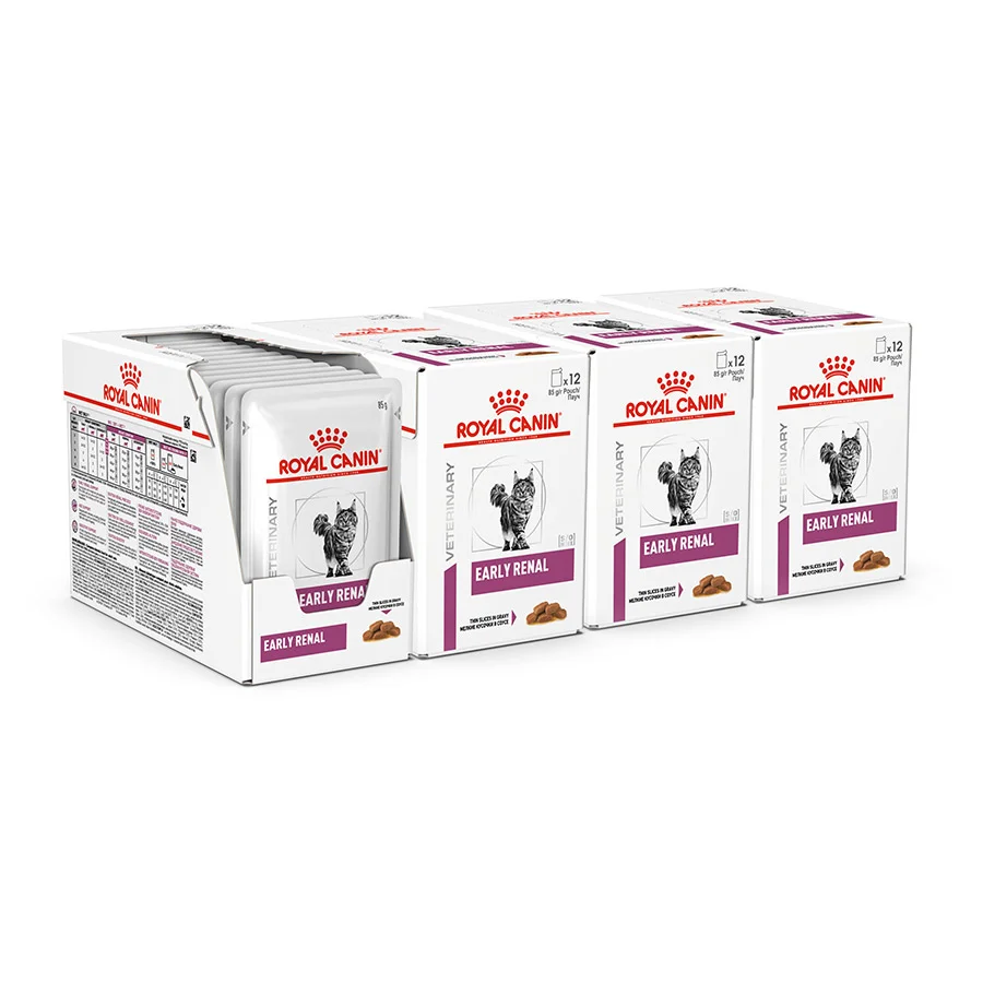 Smooth Royal Canin Veterinary Early Renal Adult Wet Cat Food 48x85g Original Design