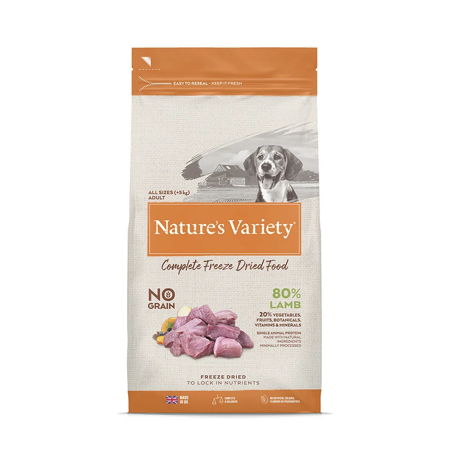Consistent Natures Variety Mini Complete ze Dried Adult Dog Food Lamb 120g Exceptional