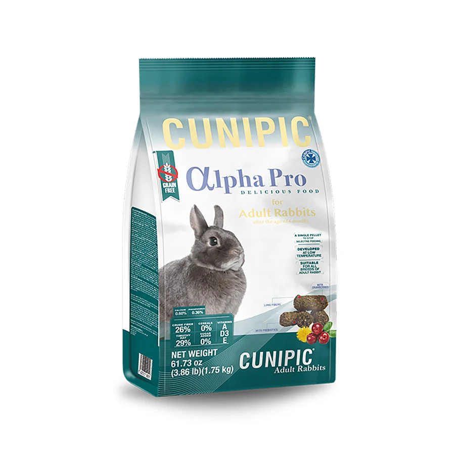 World-Class Cunipic Alpha Pro Grain Adult Rabbit Food 1.75kg Lightweight