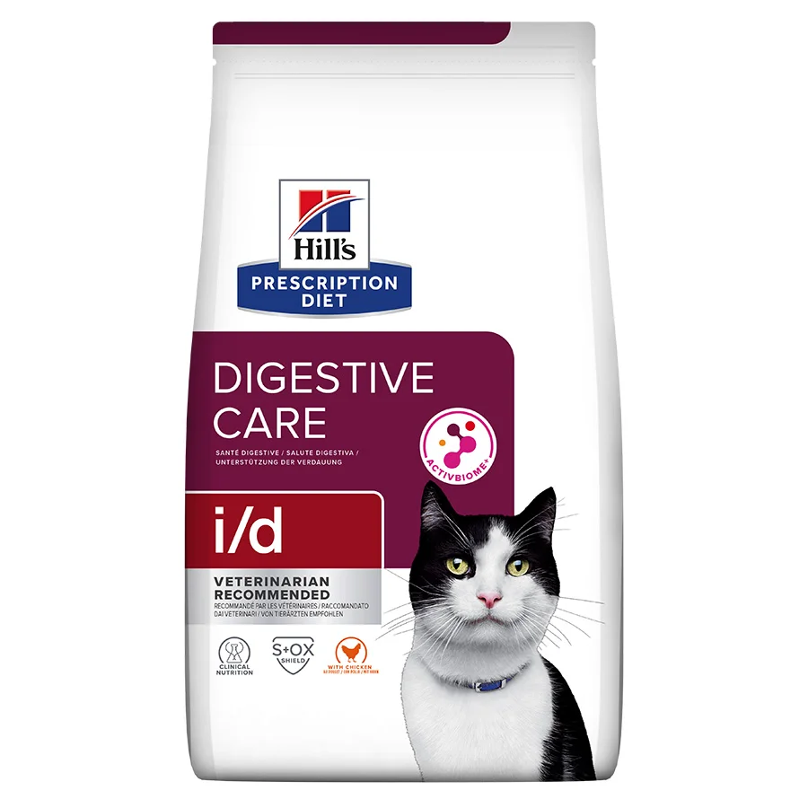 Durable Hill x27 s Prescription Diet Digestive Care Dry Cat Food with Chicken 8kg Casual