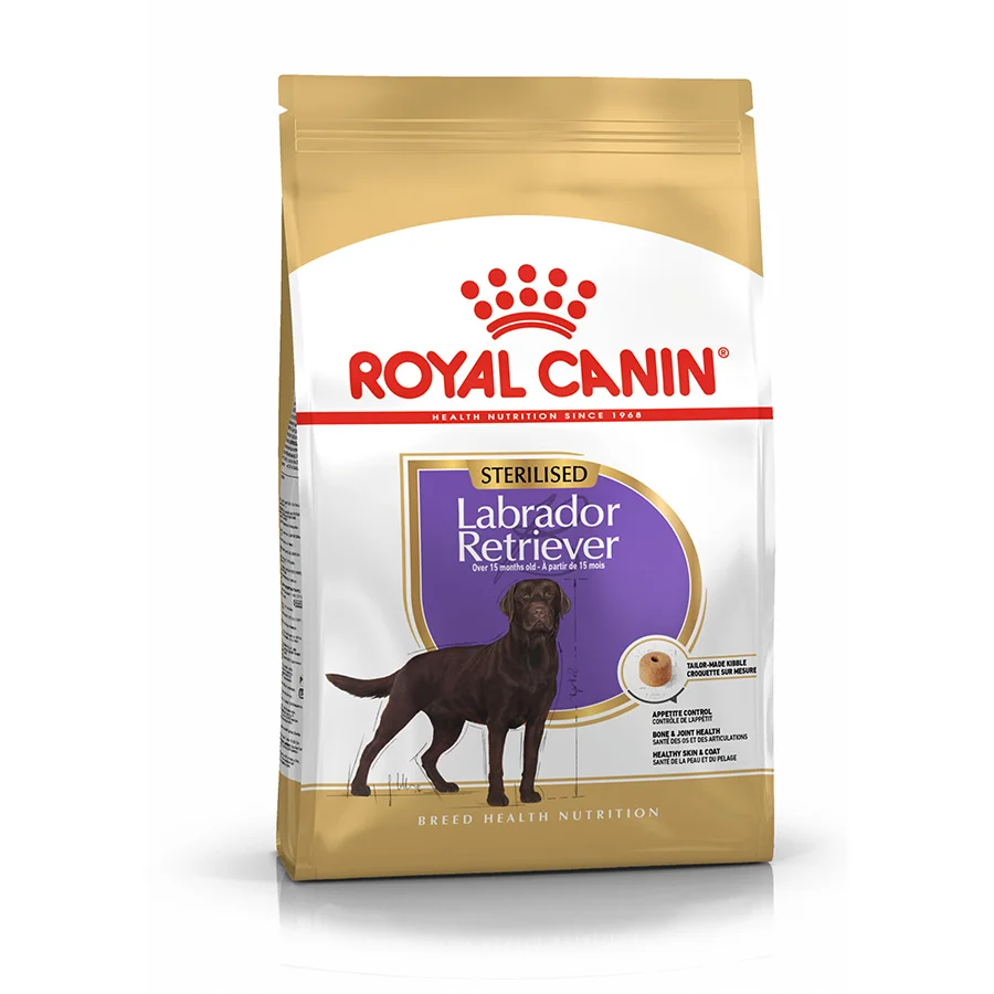 Refined Royal Canin Sterilised Labrador Retriever Adult Dry Dog Food 12kg High-Grade