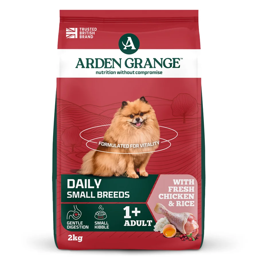 Versatile Arden Grange Mini Adult Dry Dog Food with Chicken Rice Clean