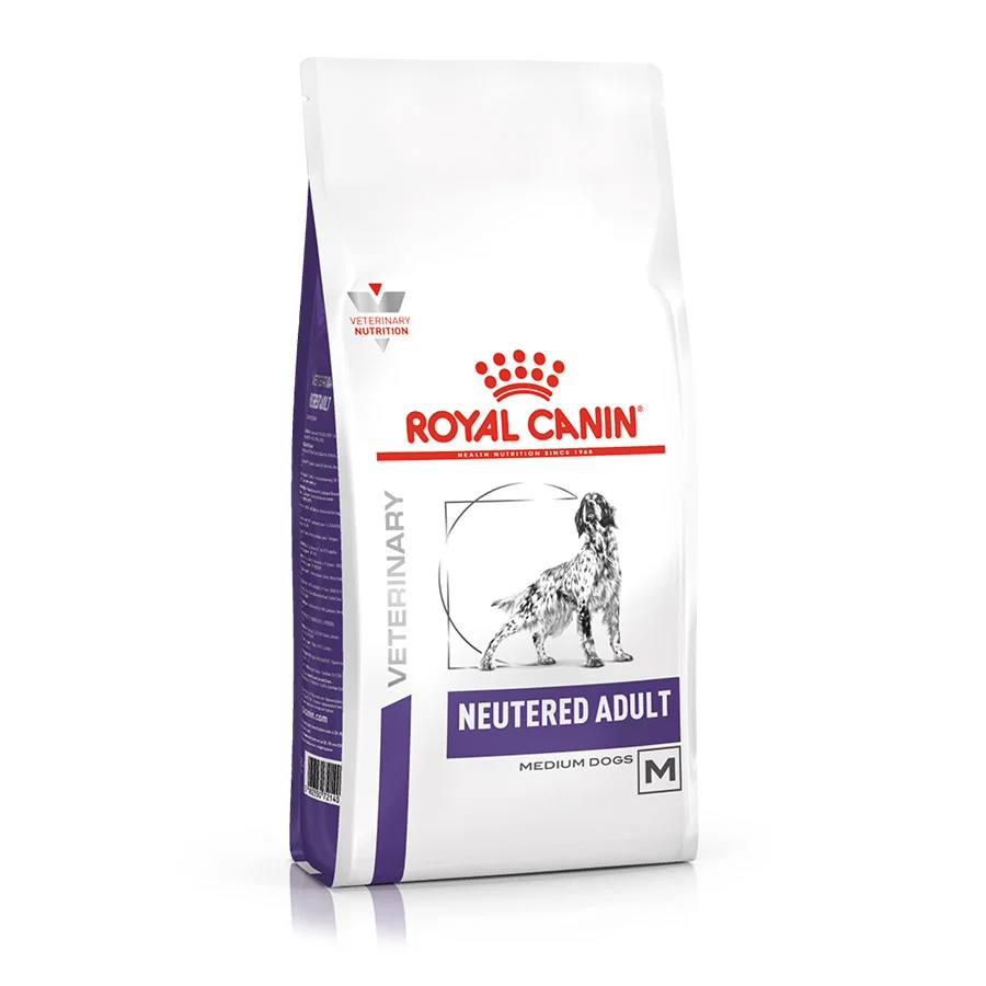 Modern Royal Canin Veterinary Neutered Medium Breed Adult Dry Dog Food 9kg Stylish