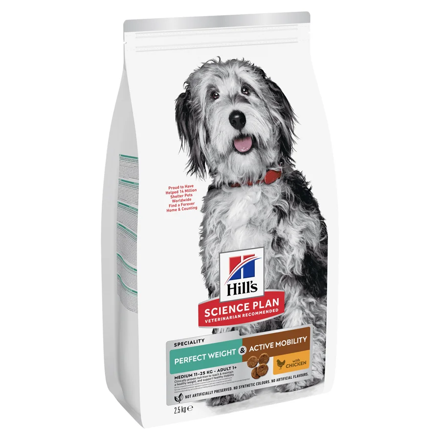Traditional Hill x27 s Science Plan Weight Active Mobility Adult Dry Dog Food 2.5kg Reliable