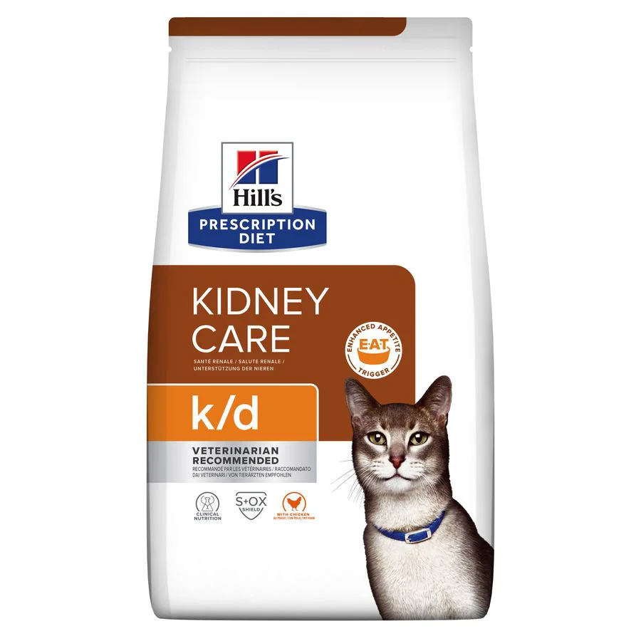 User-Friendly Hill x27 s Prescription Diet k d Kidney Care Dry Adult Cat Food with Chicken 3kg Sophisticated