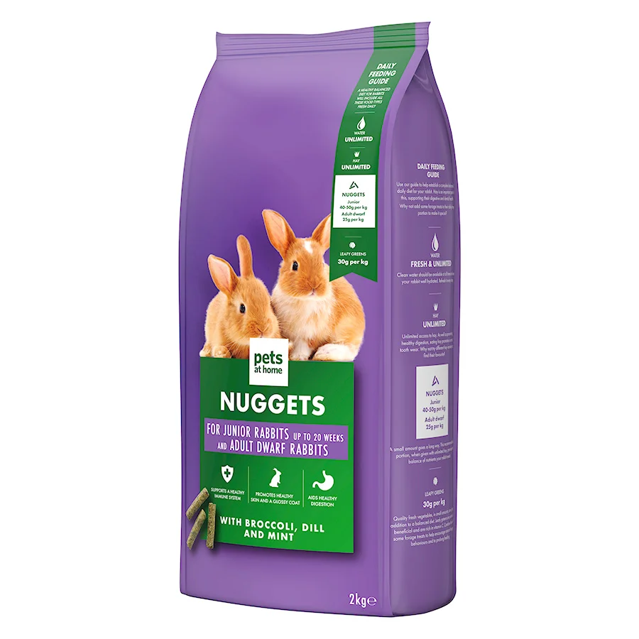 High-Quality Pets at Home Nutri Pressed Junior Dwarf Rabbit Nuggets 2kg Selected
