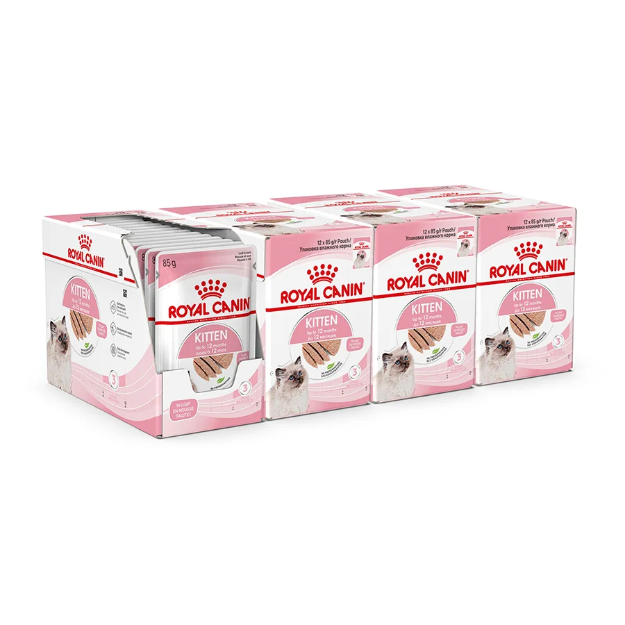 Efficient Royal Canin Kitten Wet Food Loaf 48x85g Versatile