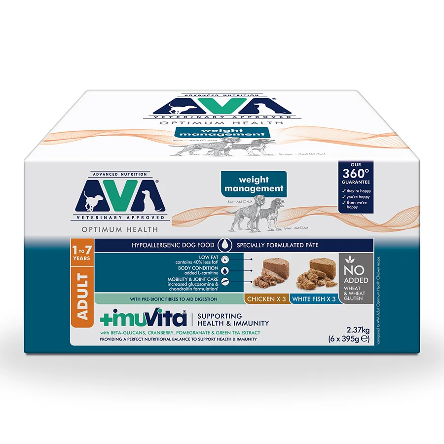 Reliable AVA Optimum Health Wet Adult Dog Food 6x395g Contemporary