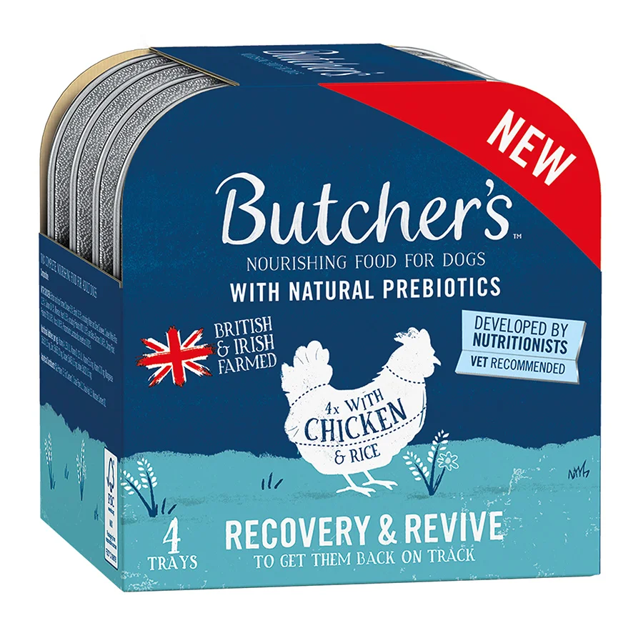 Practical Butcher x27 s Recovery Revive Wet Adult Dog Food 4x150g Lightweight