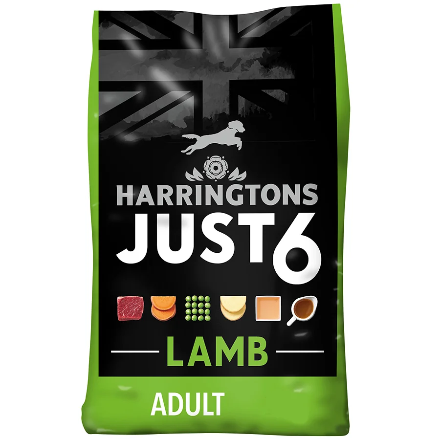 Eco-Friendly Harringtons Just 6 Complete Adult Dry Dog Food Lamb Potato Innovative
