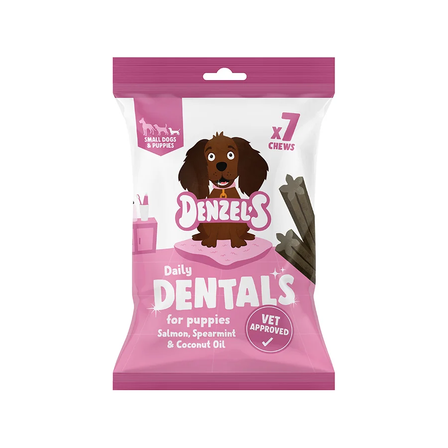 Specialty Denzel x27 s Daily Dentals Puppy Small Dog 7 Pack 91g Safe
