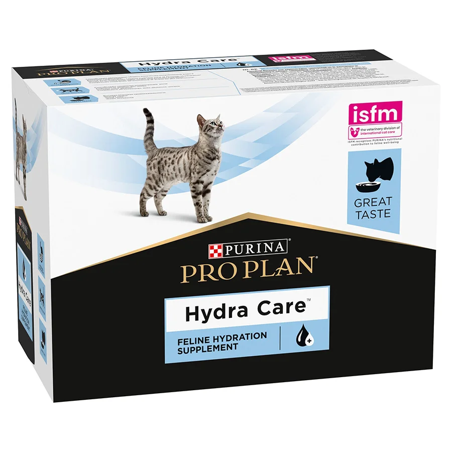Crafted Pro Plan Vet Diet Hydra Care Wet Adult Cat Food 10x85g Luxury
