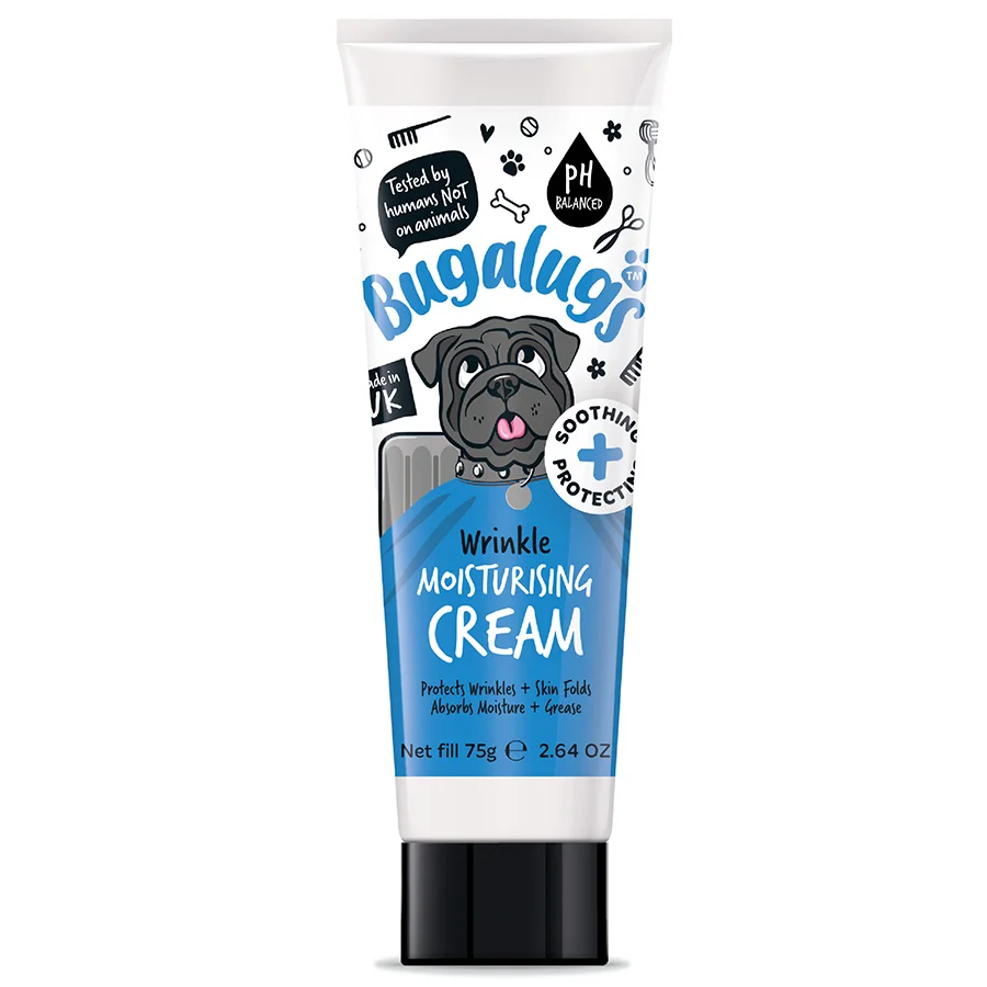 Relaxed Bugalugs Fragrance Wrinkle Cream For Dogs Cats 75g Clean