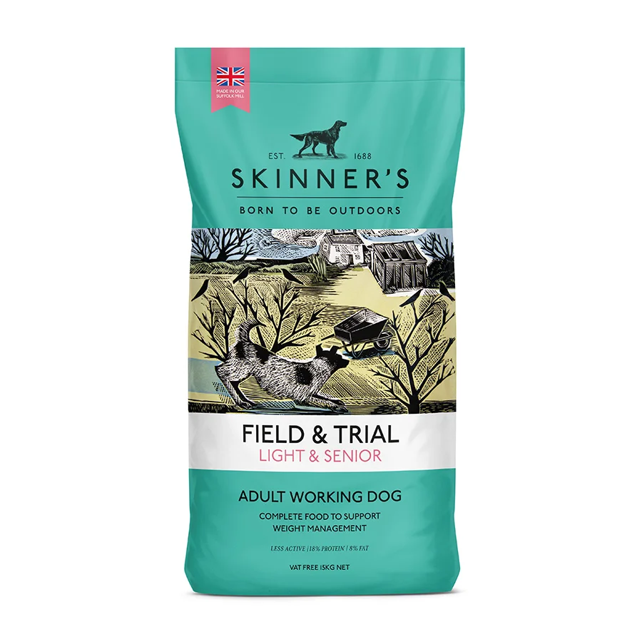 First-Class Skinner x27 s Field Trial Light Senior Dry Working Dog Food 15kg Carefully Designed